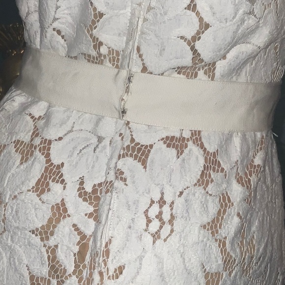 VINTAGE 60’S FLORAL LACE MAXI DRESS W/NUDE SLIP 6 - Picture 13 of 14